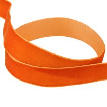 Artikel Dekorativt band sammetsband mörkorange 20mm 10m