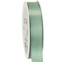Artikel Dekorativt band taftband presentband grön salvia 25mm 50m