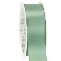 Artikel Dekorativt band taftband presentband grön salvia 40mm 50m