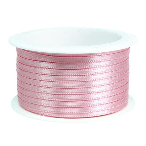 Artikel Presentband satinband dekorativt band pastellrosa 3mm 50m