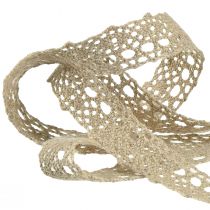 Artikel Dekorationsband spets beige dekorationsband B16mm L20m