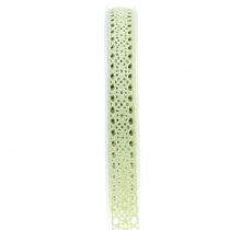 Artikel Dekorband spets grön 16mm 20m