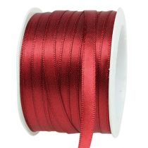 Artikel Satinband presentband Bordeaux dubbel satin 6mm 50m