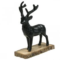 Artikel Deco Deer Deco Ren Metall Trä Svart H25cm