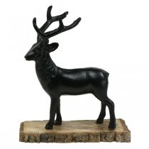 Artikel Deco Deer Deco Ren Metall Trä Svart H25cm