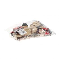 Artikel Deco figur snögubbe trä 10 cm 9 st