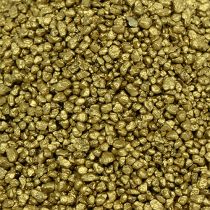 Artikel Dekorativa granulat gult guld dekorativa stenar gul 2mm - 3mm 2kg