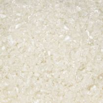 Artikel Dekorativt granulat, glasgranulat, dekorationssand 1-2 mm, pärlemor, 2 kg