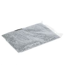 Artikel Dekorativa granulat silverdekorationsstenar 2mm - 3mm 2kg