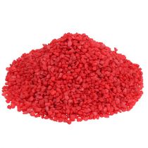 Dekorativt granulat rött 2mm - 3mm 2kg