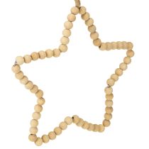 Artikel Dekorativa julträpärlor hjärta stjärnträd H16cm 3 st