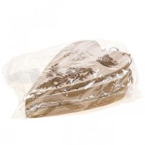 Artikel Deco hängare trä deco hjärta fjäril deco 13,5x20cm 6st