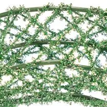 Artikel Grön dekorativ krans av trådnät för gör-det-själv-projekt, 19 cm, 2 stycken