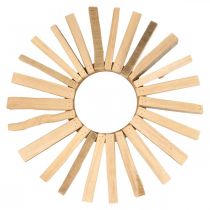 Dekorativ krans träkrans motiv sol rustik vintage Ø40cm