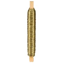 Artikel Dekorativ emaljtrådsomslagstråd Guld 0,50 mm 50m 100g