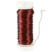 Artikel Dekorativ emaljtråd Ø0,30mm 30g/50m Bordeaux