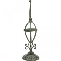 Kranshållare metall antik look, bordsdekoration shabby chic H51cm
