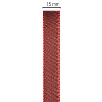 Artikel Presentband, festligt taftband för pyssel, 15 mm brett, 50 m långt
