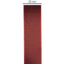 Artikel Presentband, elegant och glänsande taftband för festliga tillfällen, 25 mm brett, 50 m långt