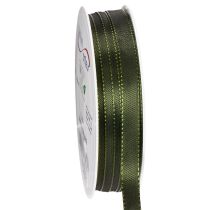 Artikel Dekorativt band, smalt taftband för kreativ presentinslagning, 10 mm brett, 50 m långt
