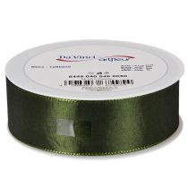 Artikel Satinband för presentinslagning, taftband, grönt, 40 mm brett, 5 m långt
