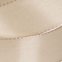 Artikel Dekorativt band satinbeige taftband 25mm 50m