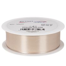 Artikel Dekorativt taftband på rulle, rosettband, 40 mm brett, 50 m.
