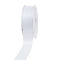 Dekorationsband vit 40mm 50m