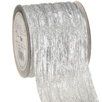 Artikel Dekorativt band presentband bordsband silver ljus 75mm 15m