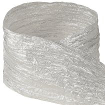Artikel Dekorativt band presentband bordsband silver ljus 75mm 15m