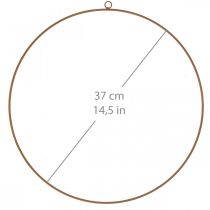 Dekorbåge, metallring, dekorativ ring för upphängning av patina Ø37cm 3st