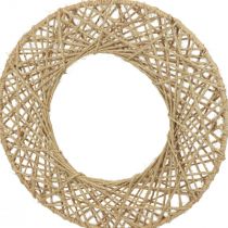 Dekorationsringar juteklädda hängande dekoration boho dekoration natur Ø38cm 2st
