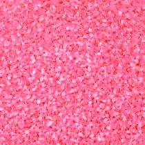 Artikel Dekorationssand rosa hobbysand färgad sand 0,5 mm neonrosa 1 kg
