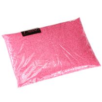 Artikel Dekorationssand rosa hobbysand färgad sand 0,5 mm neonrosa 1 kg