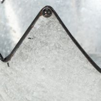 Artikel Dekorativ skål metall skål krona Ø26,5/22,5/19cm set om 3