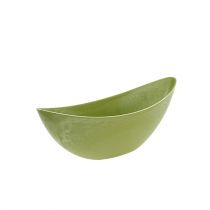 Artikel Dekorskål plast ljusgrön 39cm x 13cm H13cm 1 st