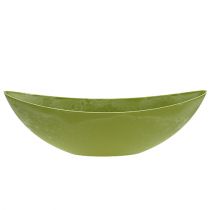 Artikel Dekorskål plast ljusgrön 39cm x 13cm H13cm 1 st