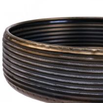 Dekorativ skål stor skål i metall antik look 30/38/46 cm set om 3