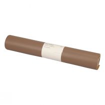 Artikel Bordslöpare i brunt dekorativt läder i konstläder 33cm×1,35m