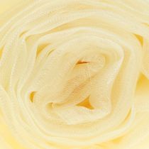 Organza grädde dekoration tyg 150 cm x 300 cm