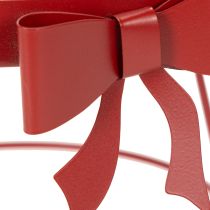 Artikel Dekorativ bricka på stativ med metallrosett, 30 cm, set med 2 delar