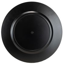 Artikel Dekortallrik rund plast dekorativ plåt silver Ø33cm