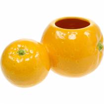 Dekorativ keramisk vase för keramisk vas citrusfrukt sommargarnering