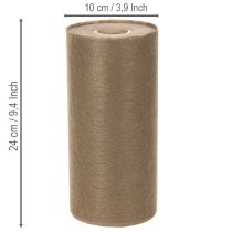 Artikel Borddekorationsrulle i brunt, non-woven-tyg, 24 cm x 25 m, för festbord