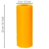 Artikel Bordlöpare i non-woven-tyg, gul, 23 cm, modern bordsdekorationsrulle