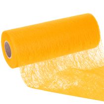 Artikel Bordlöpare i non-woven-tyg, gul, 23 cm, modern bordsdekorationsrulle
