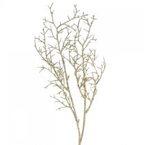 Dekorativ gren med glitter julgren i guld L55cm