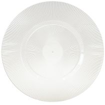 Artikel Dekorativ tallrik med spår plasttallrik plasttallrik klar Ø33cm