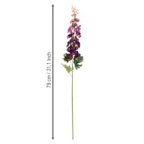 Artikel Dekorativ riddersporre som konstgjord blomma för eleganta blomaccenter, 79 cm, 3 stycken