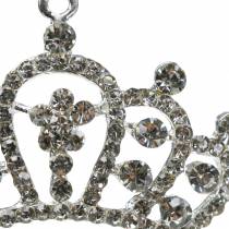 Artikel Julgran dekorationer diamant krona 6cm